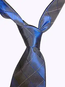 Der einfache Krawattenknoten ist eine Möglichkeit, die Schlaufe einer Krawatte zu binden, die für den mechanischen Halt am Hals sorgt.