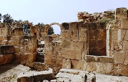 Fränkische Festung Saranda Kolonnes