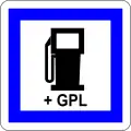 CE15c: Tankstelle mit Autogas (GPL – Gaz de pétrole liquéfié)