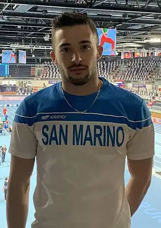 Francesco Sansovini – ausgeschieden als Achter des ersten Vorlaufs