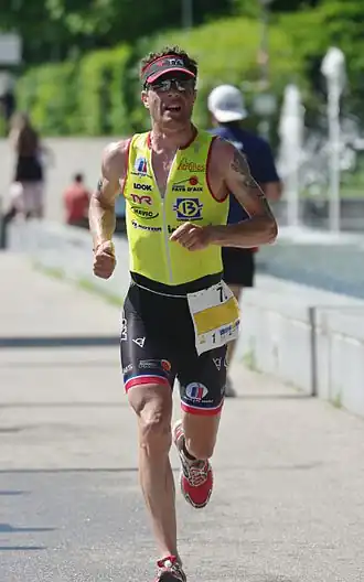 François Chabaud beim Ironman 70.3 Austria, 2012