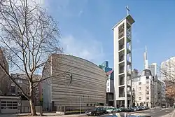 Frankfurt am Main, Weißfrauenkirche, 1956