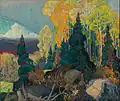 Autumn Hillside, Öl auf Leinwand, 1920, Art Gallery of Ontario, Toronto