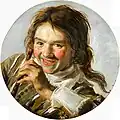 Frans Hals: Brustbild eines lachenden Knaben mit Flöte, 1626, Staatliches Museum Schwerin