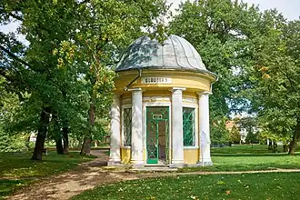 Glauberbrunnen (1) im Kurpark von Františkovy Lázně