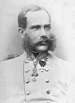 Franz Joseph I. im Alter von 35 Jahren (1865)