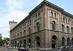 Gleiche Ansicht heute: Die Fraumünsterpost