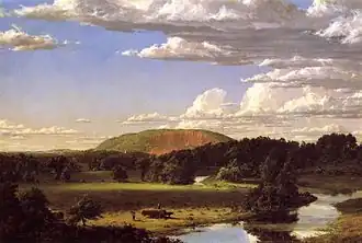 „West Rock, New Haven“ von Frederic Edwin Church, 1849