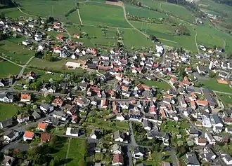 Luftaufnahme Ortsteil Friedensdorf