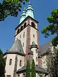 Die Friedenskirche von Westen