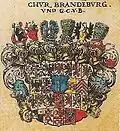 Wappen des Kurfürsten Friedrich Wilhelm I. von Brandenburg vor 1648