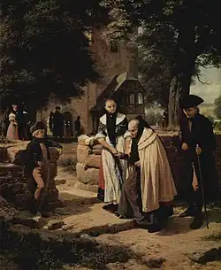 „Braunschweiger Bauern beim Kirchengang“