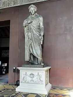 Gipsmodell von Bertel Thorvaldsens Stuttgarter Schillerstatue, 1835.