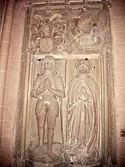 Doppelepitaph Friedrich VI. von Dalberg und Gattin, Katharina von Gemmingen