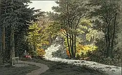 Der Wasserfall im Friedrichsgrund (J. P. Veith, ca. 1795)