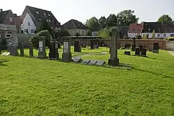Blick auf den Friedhof