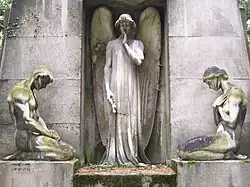 Monumentale Figurengruppe Grabmal Meissner, Südfriedhof Leipzig (1903)