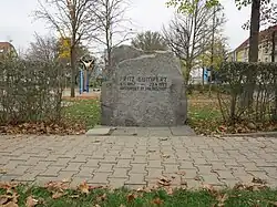 Gedenkstein für Fritz Gumpert
