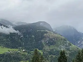 Blick von Westen auf das Froneck