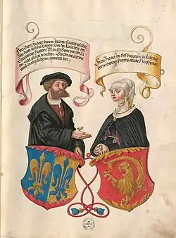 Georg Fugger und Regina Im Hof (um 1545)