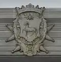 Wappen für Rudolf Emanuel Frisching am Berner Frisching-Haus