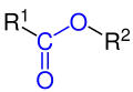 Allgemeine Struktur des Carbonsäureesters