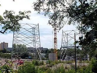 Vormontage der Einzelsegmente am Boden