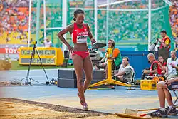 Funmi Jimoh blieb im Finale ohne gültigen Versuch