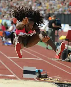 Funmi Jimoh Rang elf mit 6,34 m