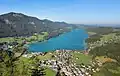 Blick vom Ellmaustein auf den Fuschlsee