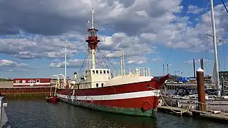 Museumsfeuerschiff Horns Rev bei Havneøen