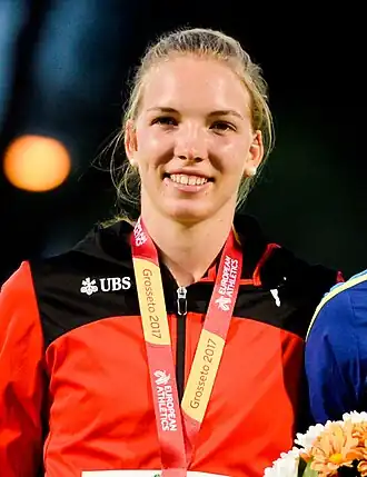 Géraldine Ruckstuhl wurde Neunte