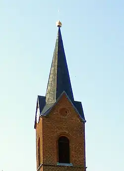 Glockengeschoss der Lutherkirche