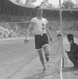 Gösta Holmér – ausgeschieden als Dritter des zweiten Vorlaufs