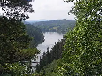 Göta älv, gesehen vom Kopparklinten