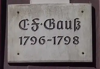 Göttinger Gedenktafel