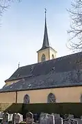 Die Kirche in Güntersleben