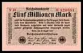 5 Millionen Mark (20. August 1923)