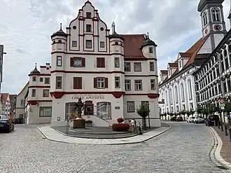 Teilansicht der Altstadt von Dillingen