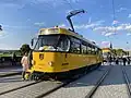 Triebwagen 224 201 beim 150-jährigen Jubiläum der Straßenbahn, 2022