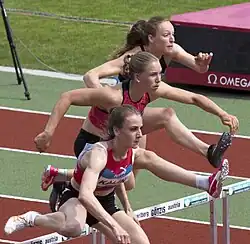 Annik Kälin (ganz vorne) – Platz 21