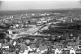 Blick auf den heutigen Theodor-Heuss-Ring vom Alten Fernmeldeturm (Mai 1963)