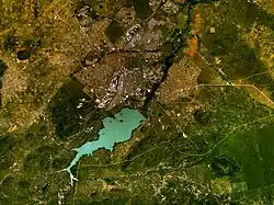Satellitenfoto von Gaborone