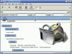 Galeon Webbrowser unter SuSE Linux 9.3/KDE