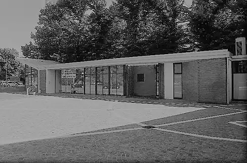 Galmanini, Tankstelle (ex), Mantova, Italien 1958