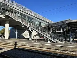 Brückenbauwerk von unten (2022)