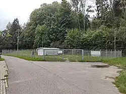 Bohrplatz Esch 1 - Ort des Brandes im Jahr 1970