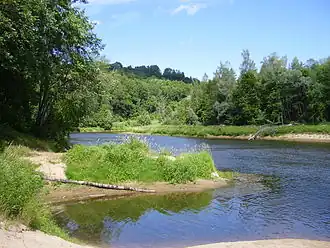 Ufer der Gauja bei Sigulda