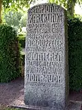 Gedenkstein des Pionierbataillon von Rauch für Carl Klinke und seine Kameraden