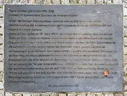 Gedenktafel, Mehringplatz, Berlin-Kreuzberg